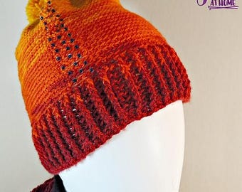 Crochet Chrissy Hat Beanie Toque Pattern PDF - Intermediate - Yarn