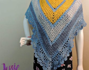 Julia - Crochet Shawl Pattern PDF PATTERN ONLY