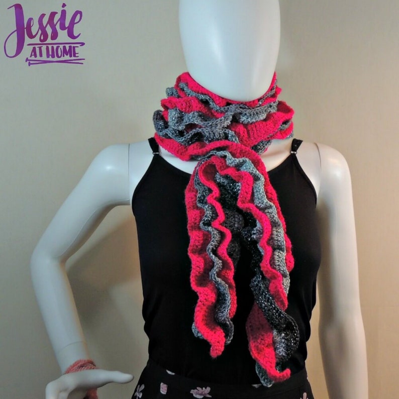 Glitter and Shine Scarf Crochet PATTERN PDF ONLY image 2