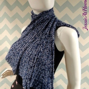 Dragon Wing Scarf Crochet Pattern PDF - Intermediate DK Yarn