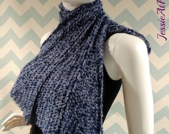 Dragon Wing Scarf Crochet Pattern PDF - Intermediate DK Yarn