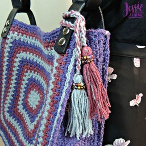 Purse Tassels PDF Crochet PATTERN ONLY image 1