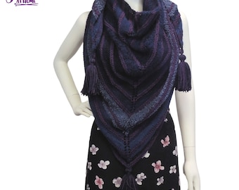 Super Simple Shawl -  Knit Sample One Of A Kind - Knit by Designer
