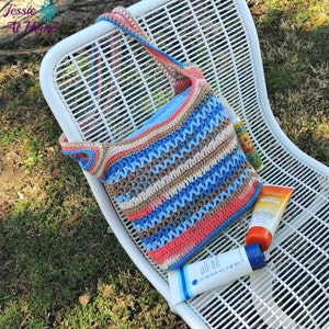 Coastal Beach Bag Crochet PATTERN PDF ONLY | Etsy