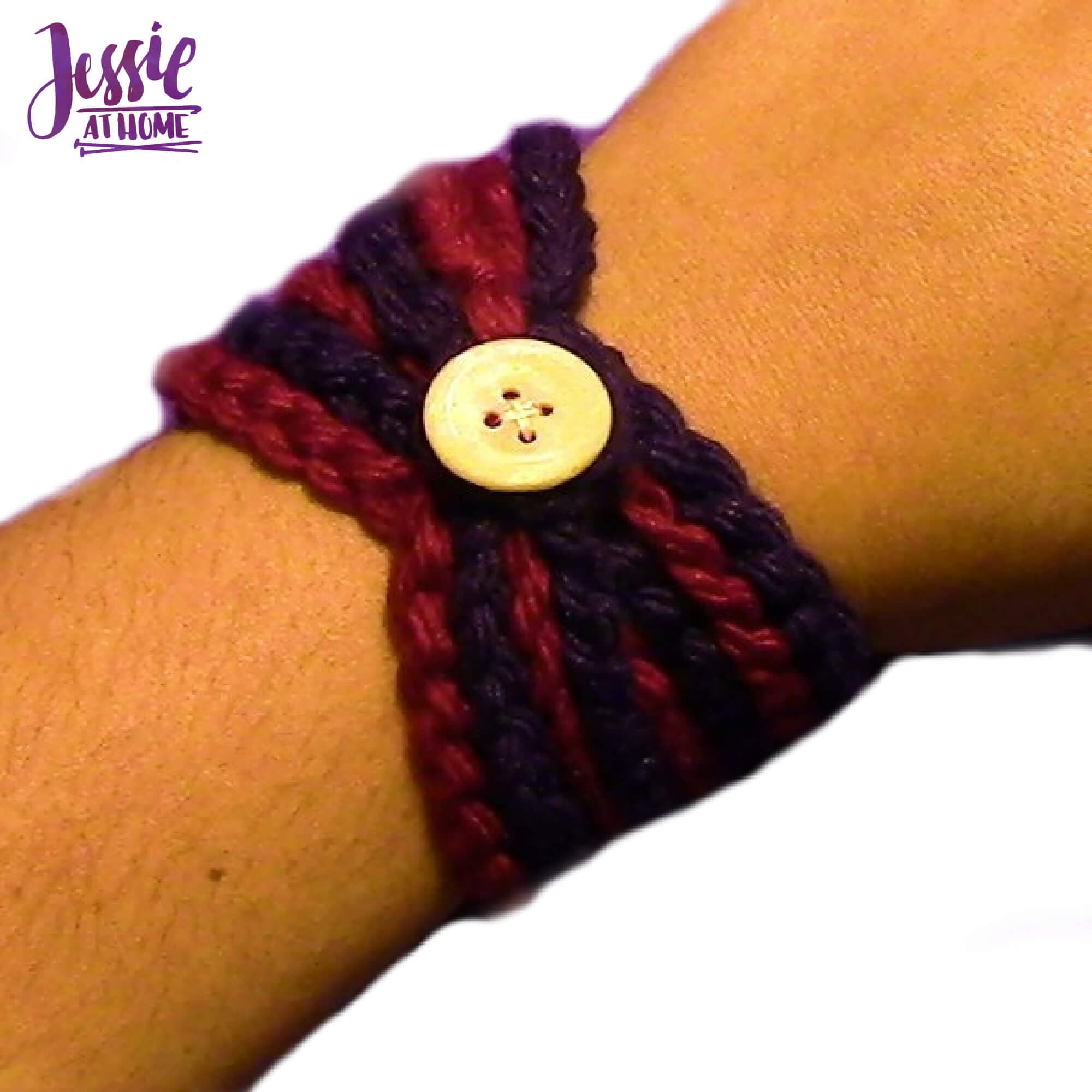 Crochet Chain Wrap Bracelet