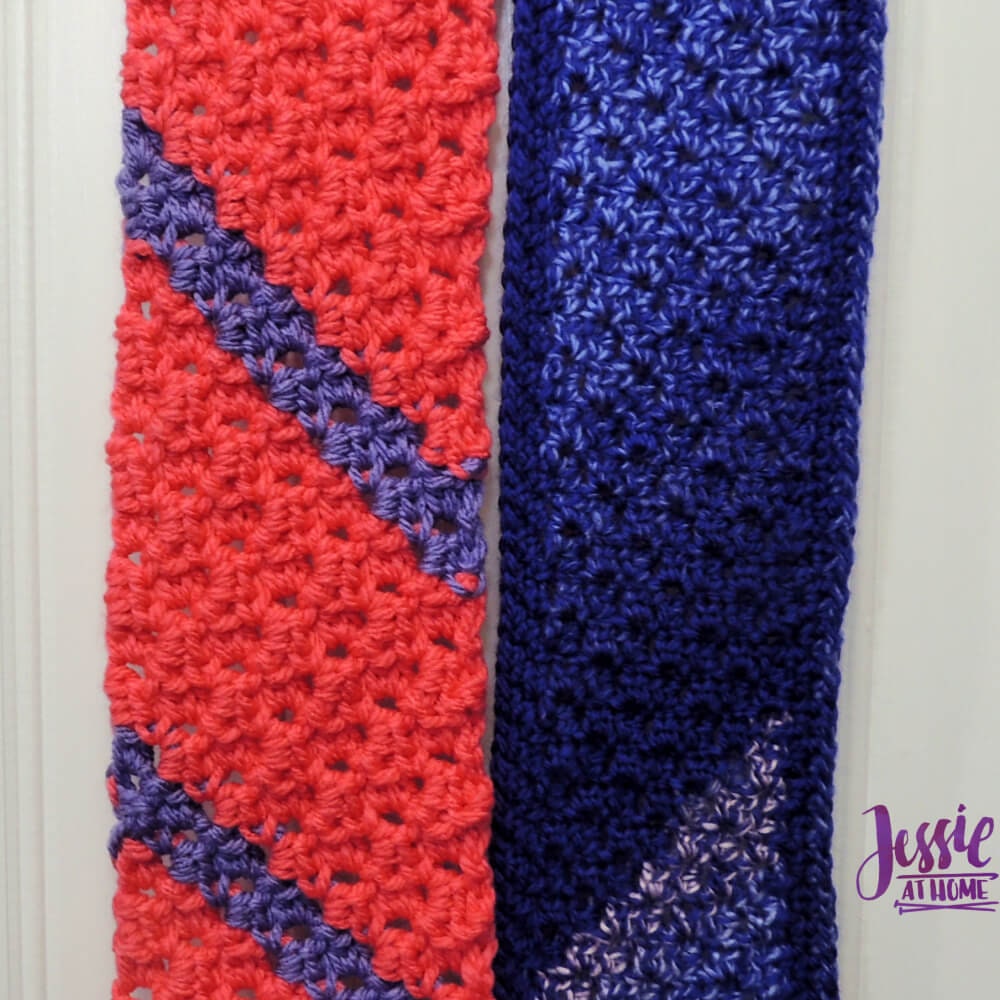 Scarf Squared Half Double Crochet C2C - Crochet PATTERN PDF ONLY - Etsy