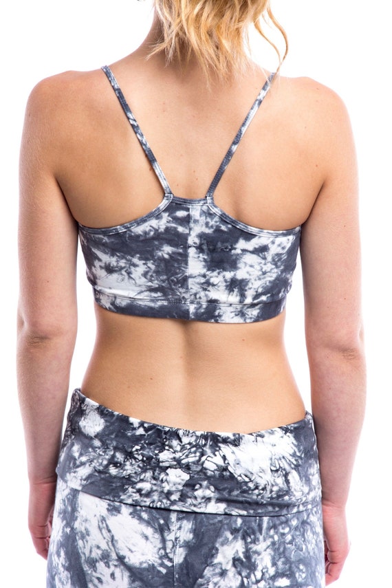 tie dye sports bra