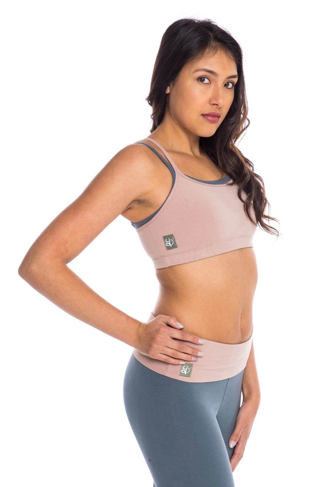 Yoga Bra Layered Cotton Yoga Bra 'Saraswati' Yoga Etsy