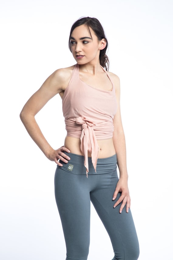wrap around yoga top