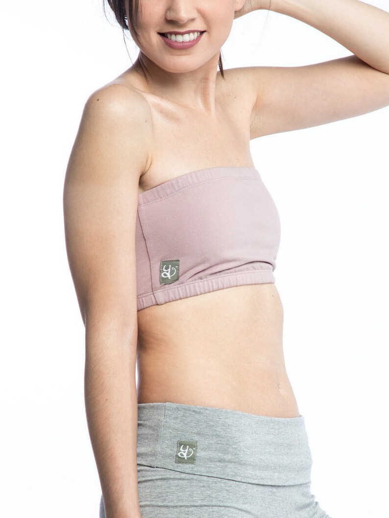 Strapless Yoga Bra Bandeau Top Womens Yoga Clothes