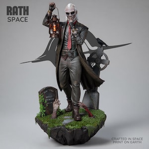 Gary The Zombie Groundskeeper 1/10 Scale Statue STL File