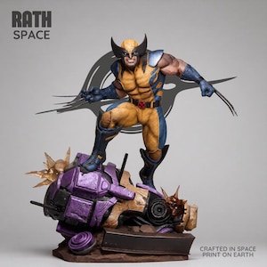Wolverine - figurka i popiersie Marvela w skali 1:6, plik STL