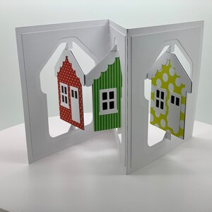 3D Winter House Flip Card, From Our Home to Yours