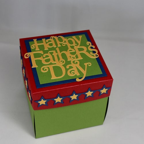 Personalised Gift Box FATHER'S DAY Kraft Present for Etsy