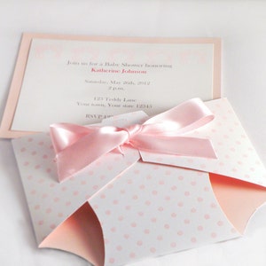 Diaper Baby Shower Invitation Announcement Baby Girl or Boy