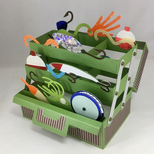 Tackle Box Card Etsy