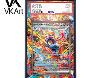 Greninja Ex SVP 132 - Pokémon Extended Artwork Display Case - Etsy