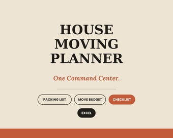 Moving Planner Spreadsheet Google Sheets Packing Checklist Shared Move Budget Excel