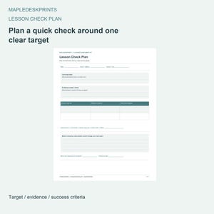 Classroom Formative Assessment & Reteaching Planner | Classwide Data