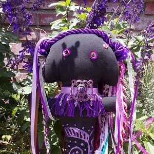 Whimsical Purple Spirit Doll, Cloth Doll, Art Doll, Storytelling, Art Doll, Goddess, Medicine Doll, Healing Doll, Intention Doll, Altar Doll