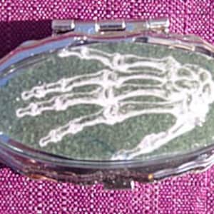 Art Pillbox, Trinket Box, Mint Container, Gifts Under 20, Travel Pillbox, Pillbox, Stash Box, Small Tin, Decorative Pillbox, Pill Dispenser