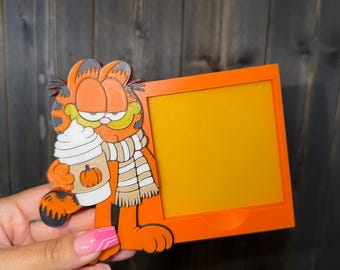3D Printed Orange Cat | Post It Note Holder |Fall Sticky Note