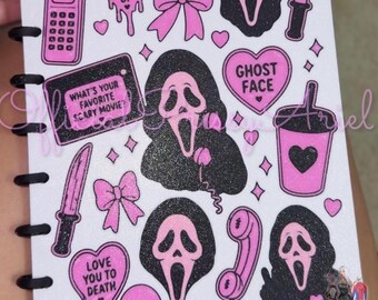 3D Printed Notebook Cover & Paper | Horror Spooky GF