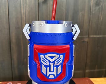 3D Printed Can Cooler |  Transforming Auto (Standard Cans)