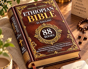 Complete Ethiopian Bible – English Extra Large Print Illustrated