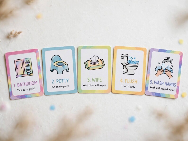 Potty Training Reward Chart Printable | Toddler Potty Sticker Chart ...