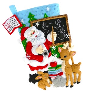 Bucilla® Teacher Santa Stocking Kit