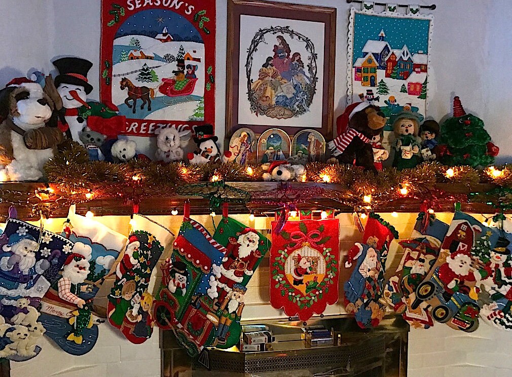 Finished Bucilla Christmas Stocking - Polar Bear Buddies - Completed - Etsy