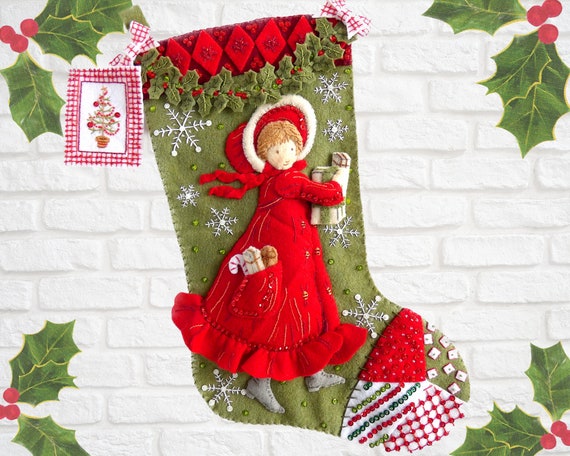 Weekend Kits Blog: Bucilla Felt Christmas Stocking Kits - New Selection!
