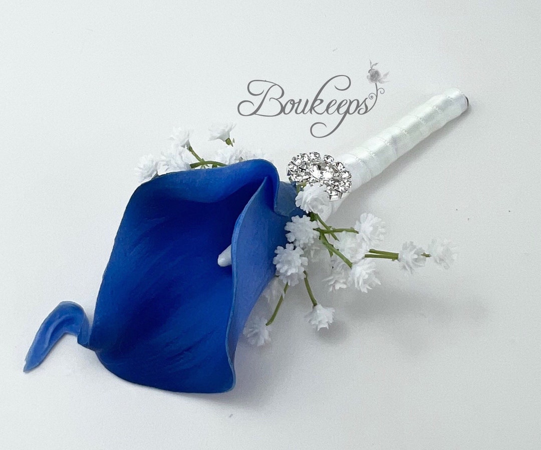 Choose Calla Lily & Ribbon Color Royal Blue Calla Lily - Etsy