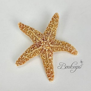 Sugar Starfish Boutonniere, Starfish Boutonniere, Beach Wedding, Destination Wedding, Groom, Ringbearer, Seashell, Shell