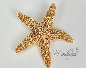 Sugar Starfish Boutonniere, Starfish Boutonniere, Beach Wedding, Destination Wedding, Groom, Ringbearer, Seashell, Shell