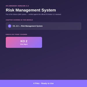 Módulo de Gestão de Riscos do IFS Broker 3.2, Fluxograma do Processo KO2, Matriz de Pontuação (Download Digital)