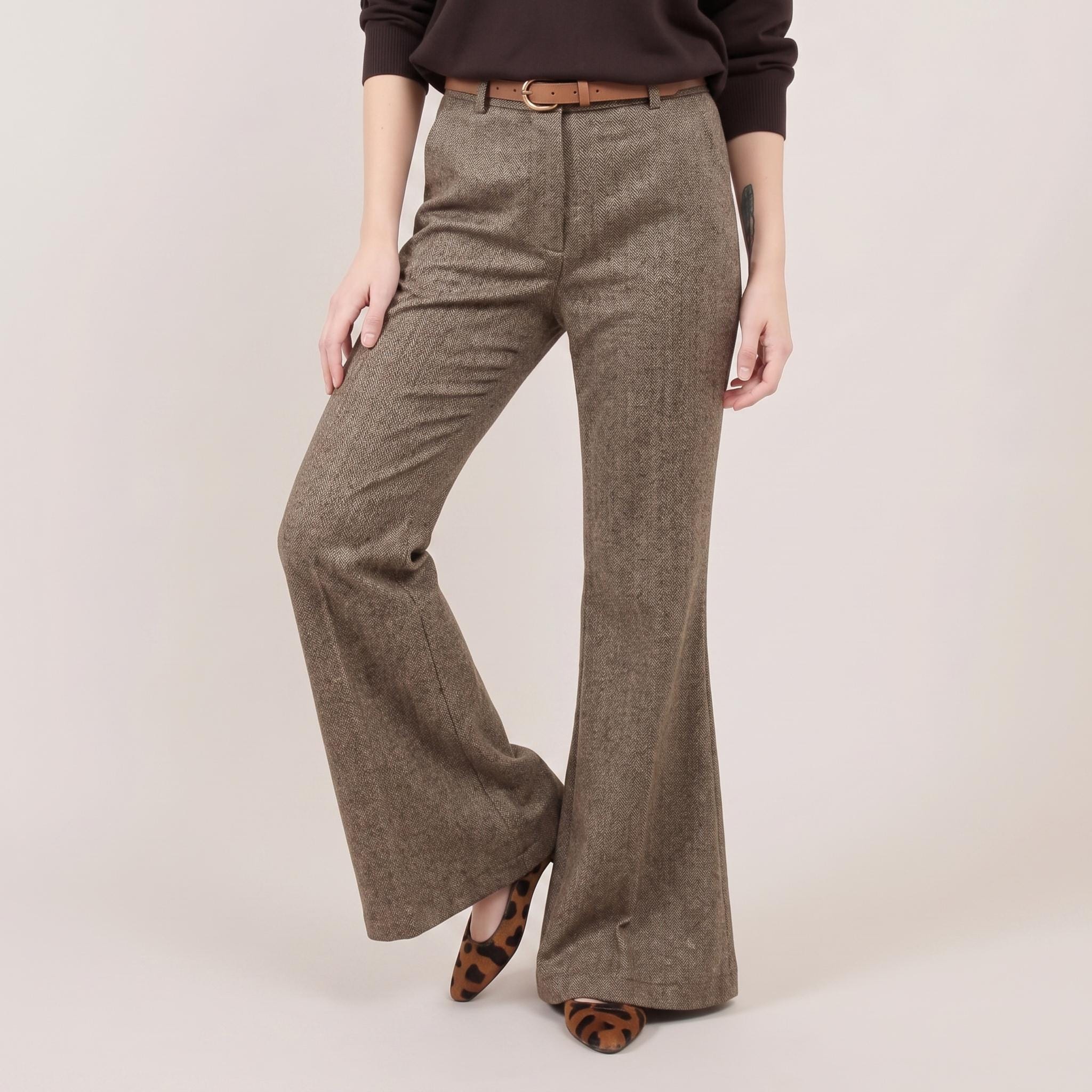70s Brown Pants - Etsy