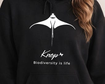 Hoodie - illustration of a white stingray