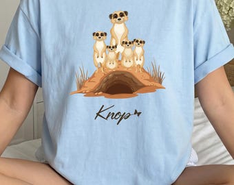 Classic unisex t-shirt - meerkat illustration