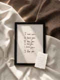 Handwritten Family Messages Embroidered on Linen Personalized I Love You Keepsake Custom Handwriting Gift Nursery Decor Mother's Day product logo