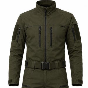Olive Green Tactical Costume | Military Style Cosplay Suit