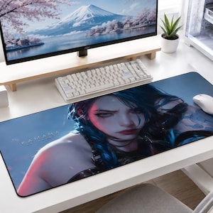 Fantasy Gaming Desk Mat, Dark Neoprene Mouse Pad, Gamer Accessory