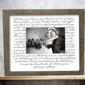Personalized Photo Mat | First Dance Song Lyrics | Anniversary Gift | Wedding | Father of the Bride | Mother of the Groom |Personalized Gift