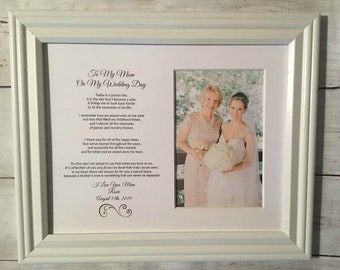 Mother of The Bride Gift, Mom wedding gift, mom frame, wedding frame, personalized mom, mother of the bride gift, wedding personalized frame