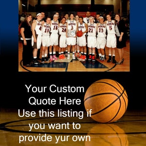 Basketball Coach  Gift  Custom Personalized