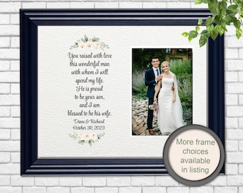 Wedding Day Gift for Parents Mother Father of the Bride and Groom