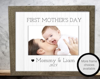 First Mother's Day Picture Frame | 1st Mother's Day Gift from Baby | Dear Mommy Poem Mothers Day Gift | Personalized First Mother's Day 2024