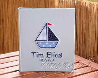 Photo album sailboat