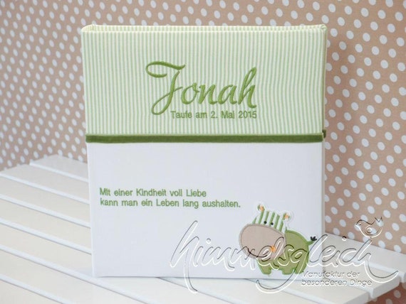 Fotobuch Zur Taufe Etsy